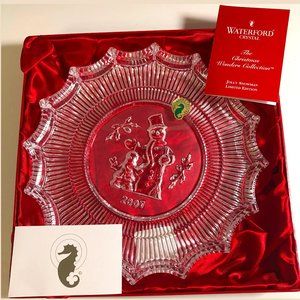 Waterford Jolly Snowman Plate